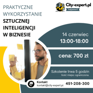 Praktyczne wykorzystanie sztucznej inteligencji w biznesie 14.06 Rybnik